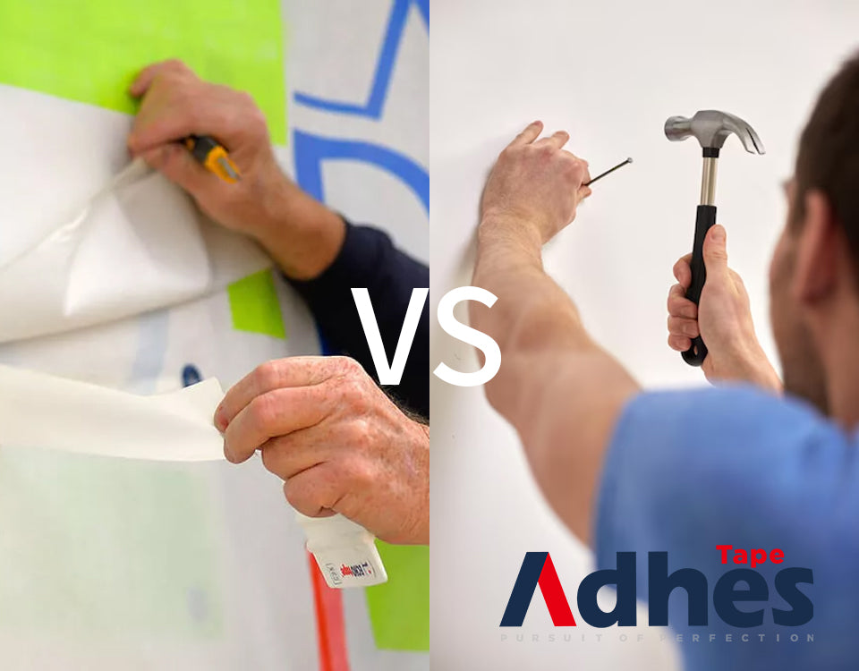 Double Sided Tape vs Traditional Fastening Materials: Screws & Nails