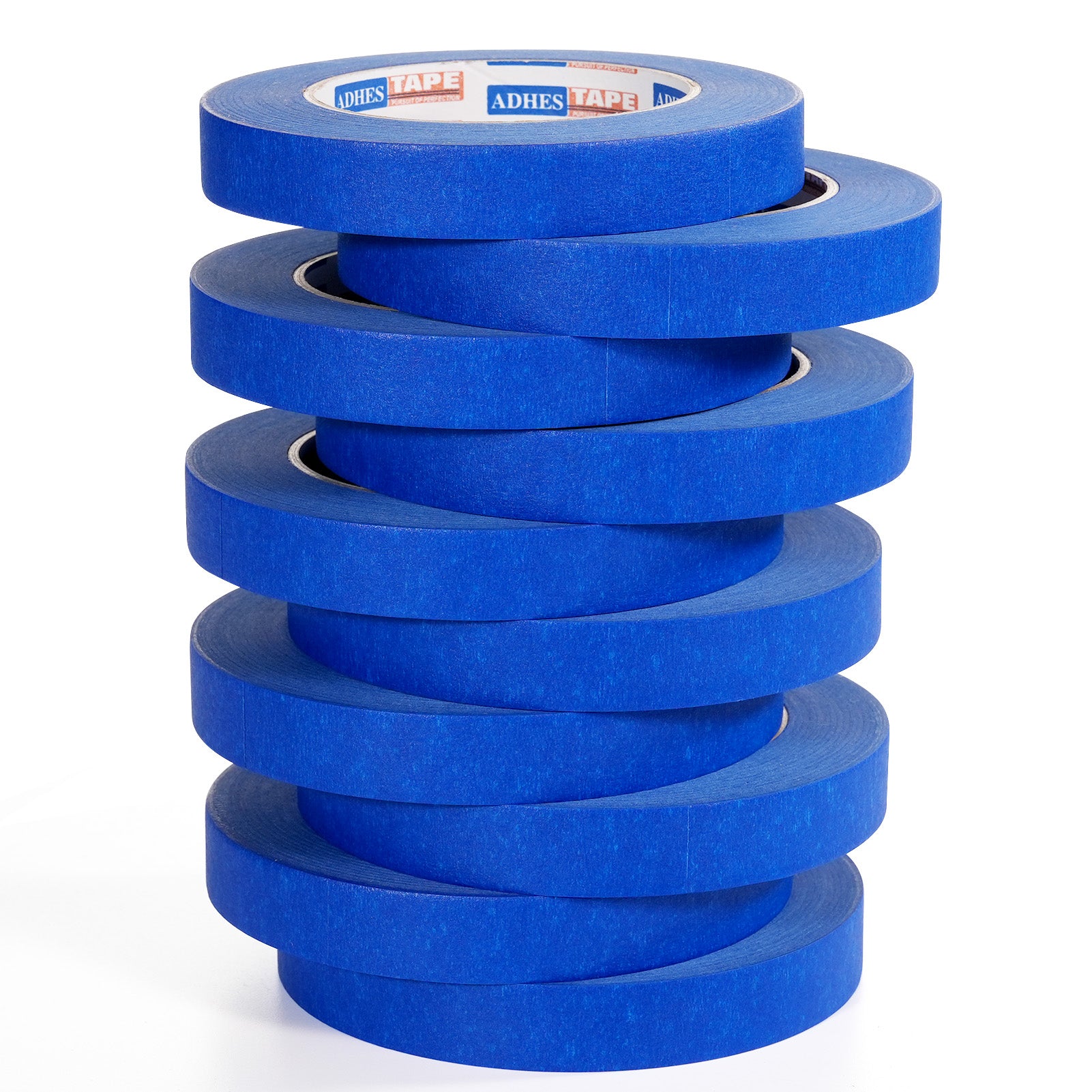 ADHES Upgrade Blue Painters Tape, Masking Tape for Painting, Blue Paint Tape No Residue Outdoor Anti UV Multi Surface Use, Total 360 Yards