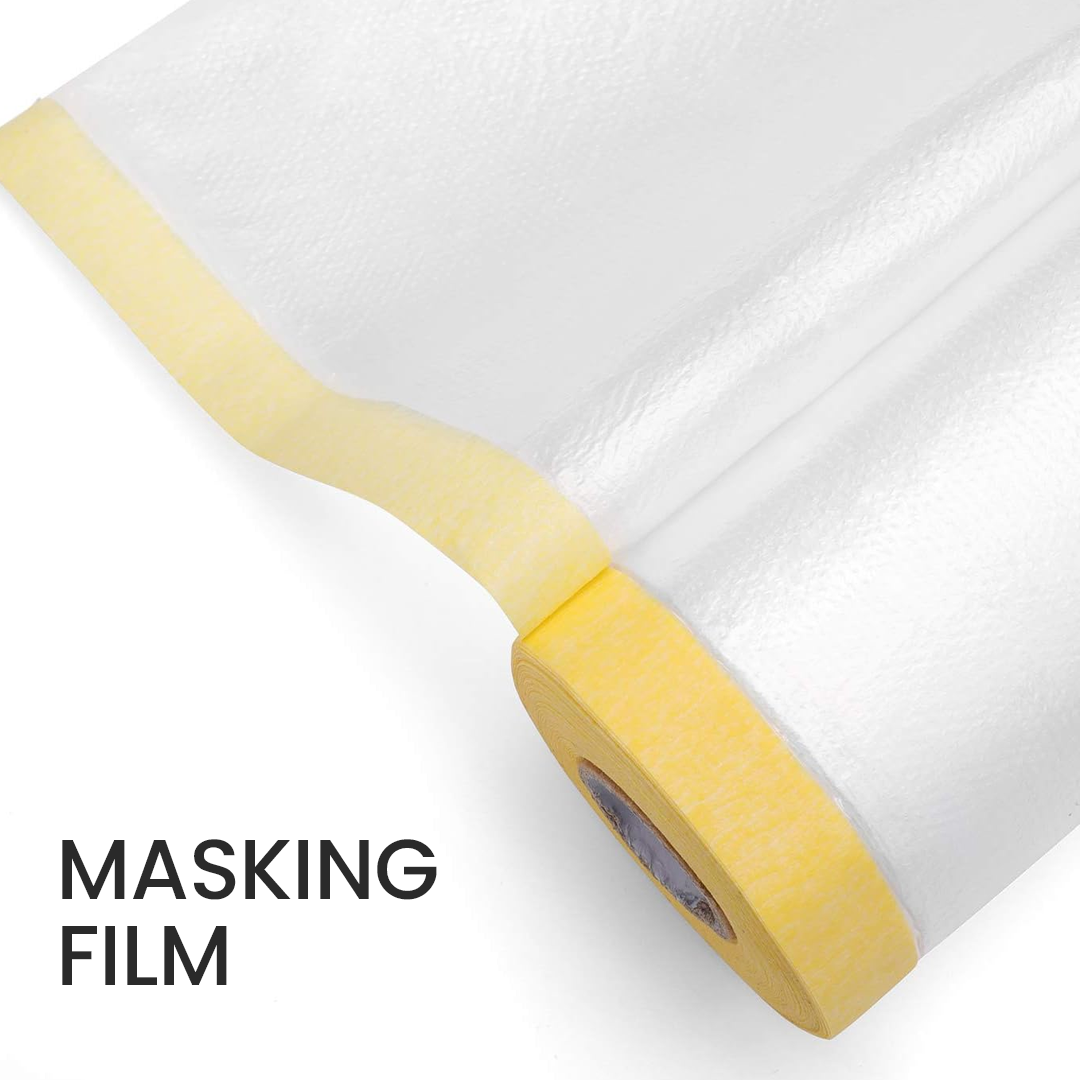 ADHES Pre-Taped Masking Film Close Shot