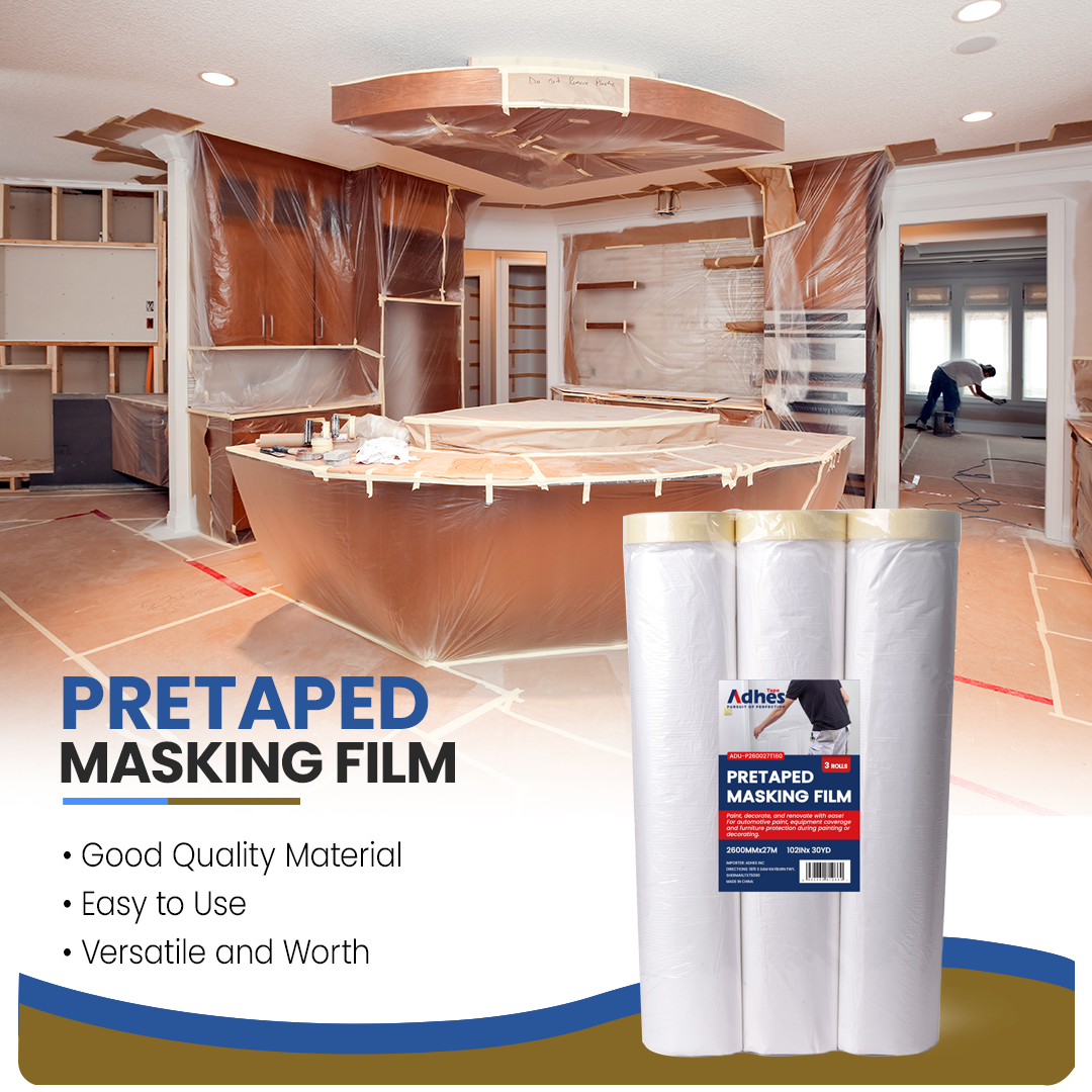 ADHES Pre-Taped Masking Film