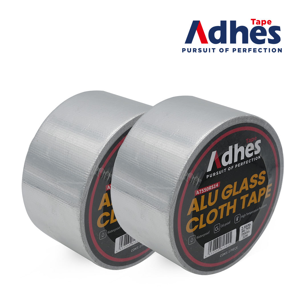 ADHES Professional Glass Fiber Aluminum Foil Tape Close Shot 2
