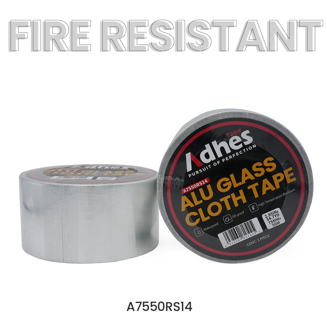 ADHES Professional Glass Fiber Aluminum Foil Tape Close Shot 3