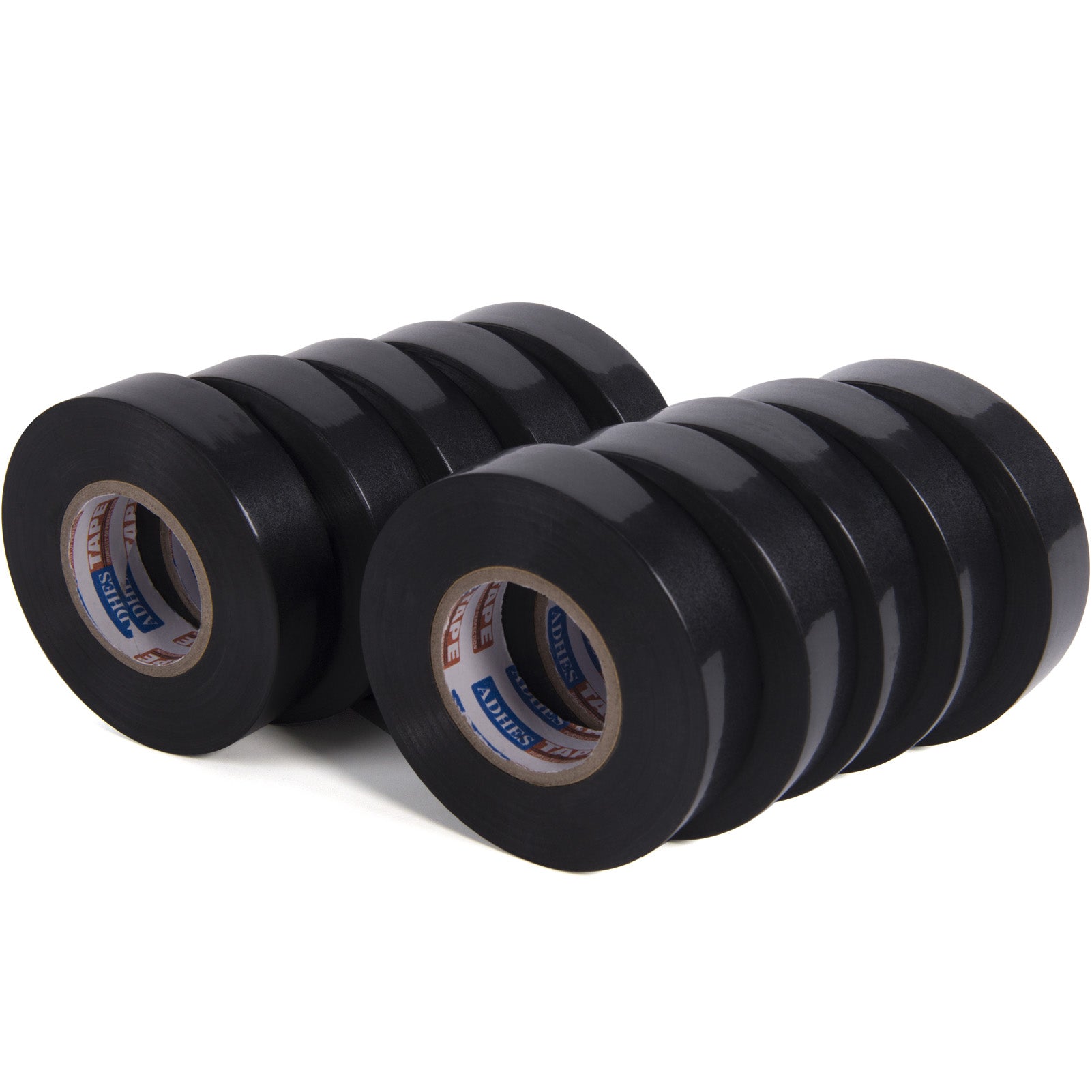 ADHES Professional Electrical Tape Black, 3/4 inch x 66 feet