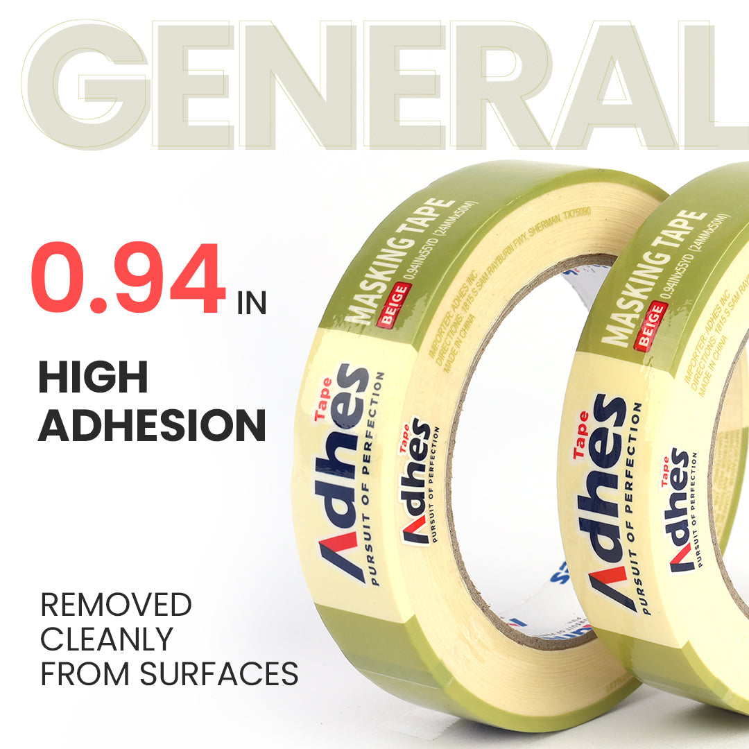 ADHES General Yellow Painters Tape Yellow Masking Tape