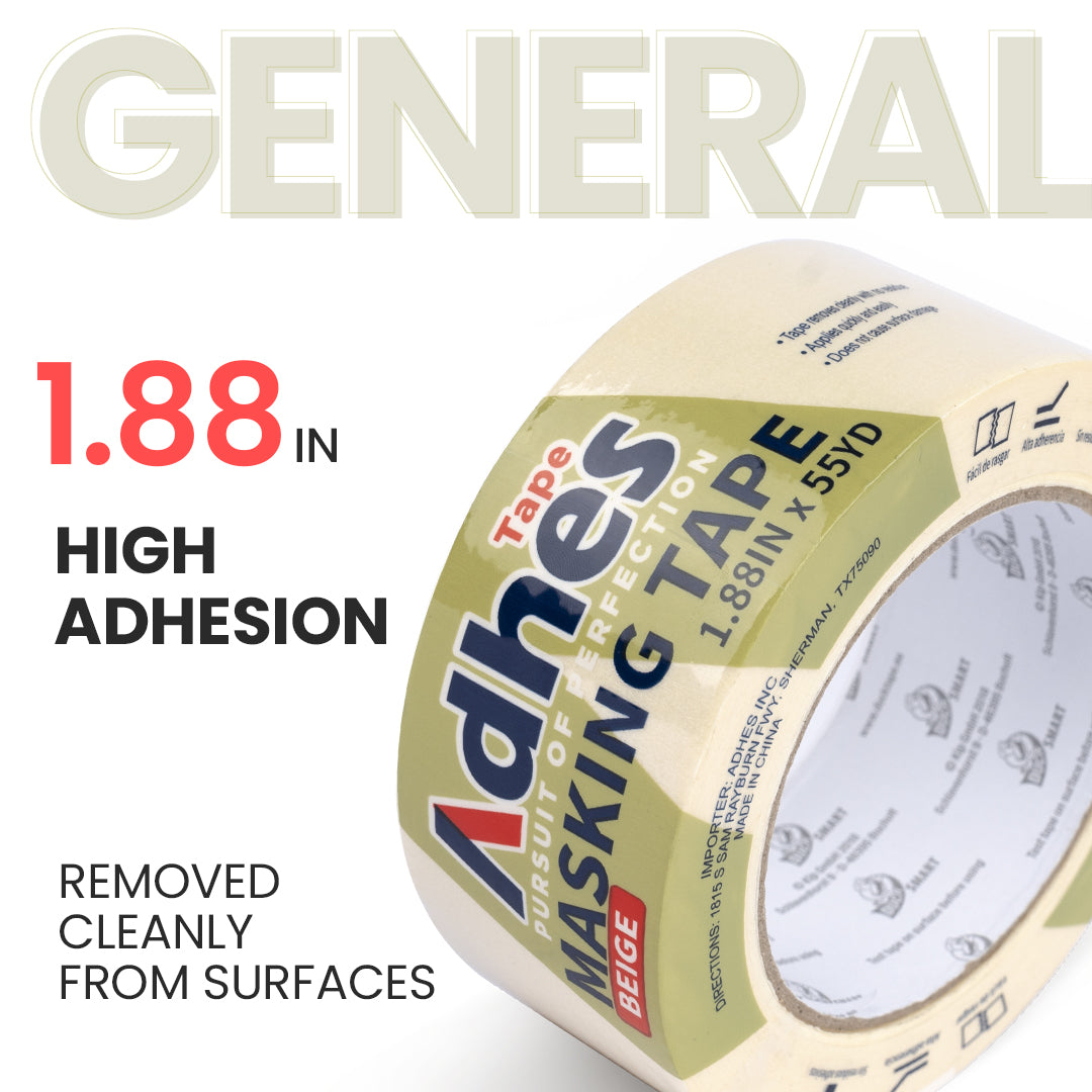 ADHES General Yellow Painters Tape Yellow Masking Tape