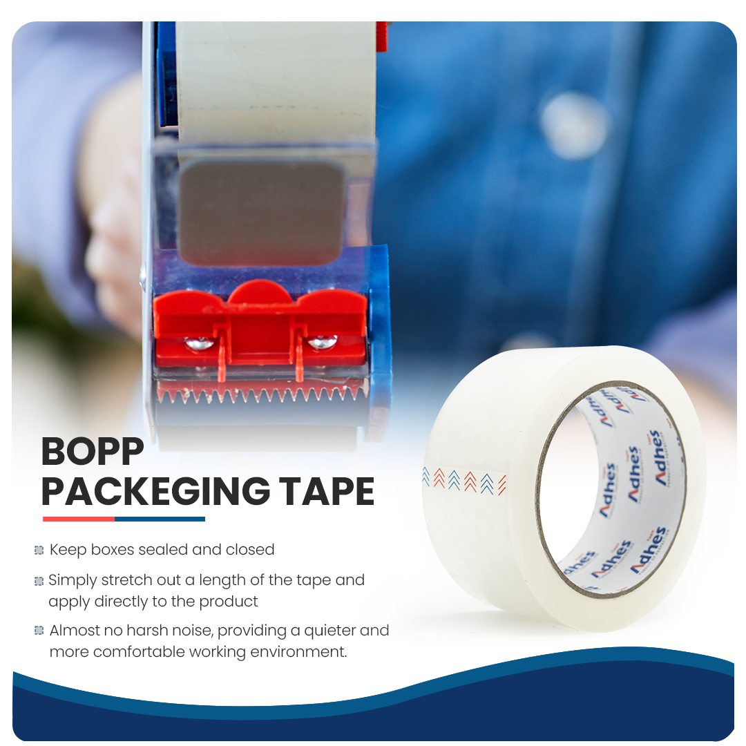 ADHES BOPP Heavy Duty Clear Packing Tape