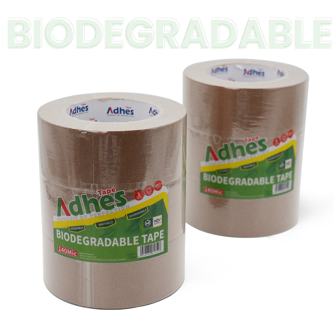 ADHES Biodegradable Kraft Paper Tape 2 inch x 55 Yards Close Shot