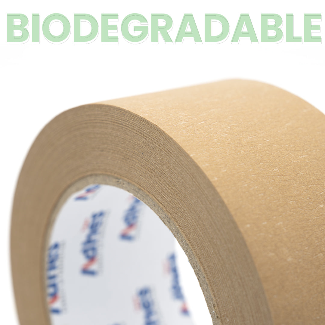 ADHES Biodegradable Kraft Paper Tape 2 inch x 55 Yards Close Shot
