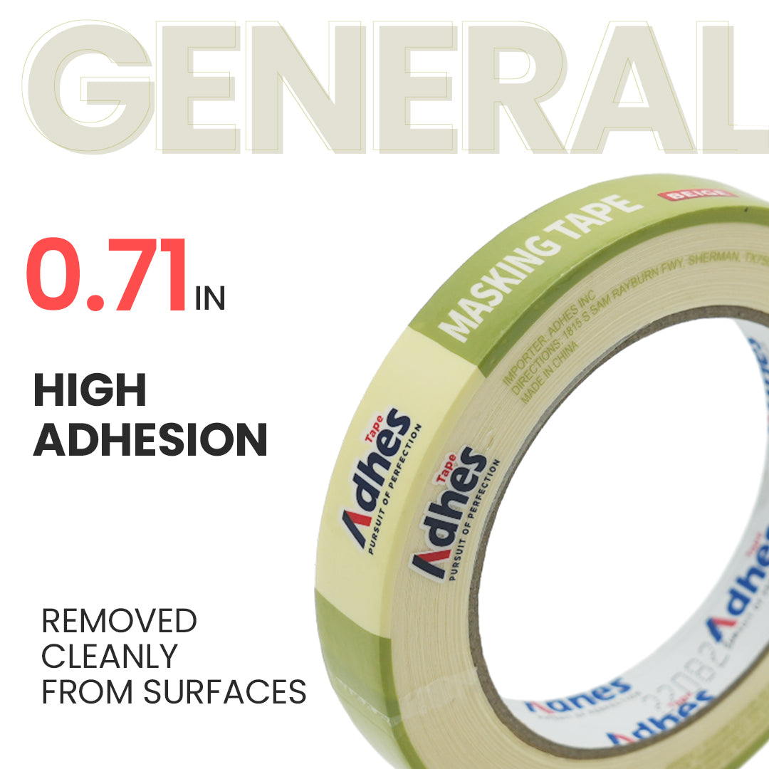 ADHES High Adhesion Yellow Masking Tape