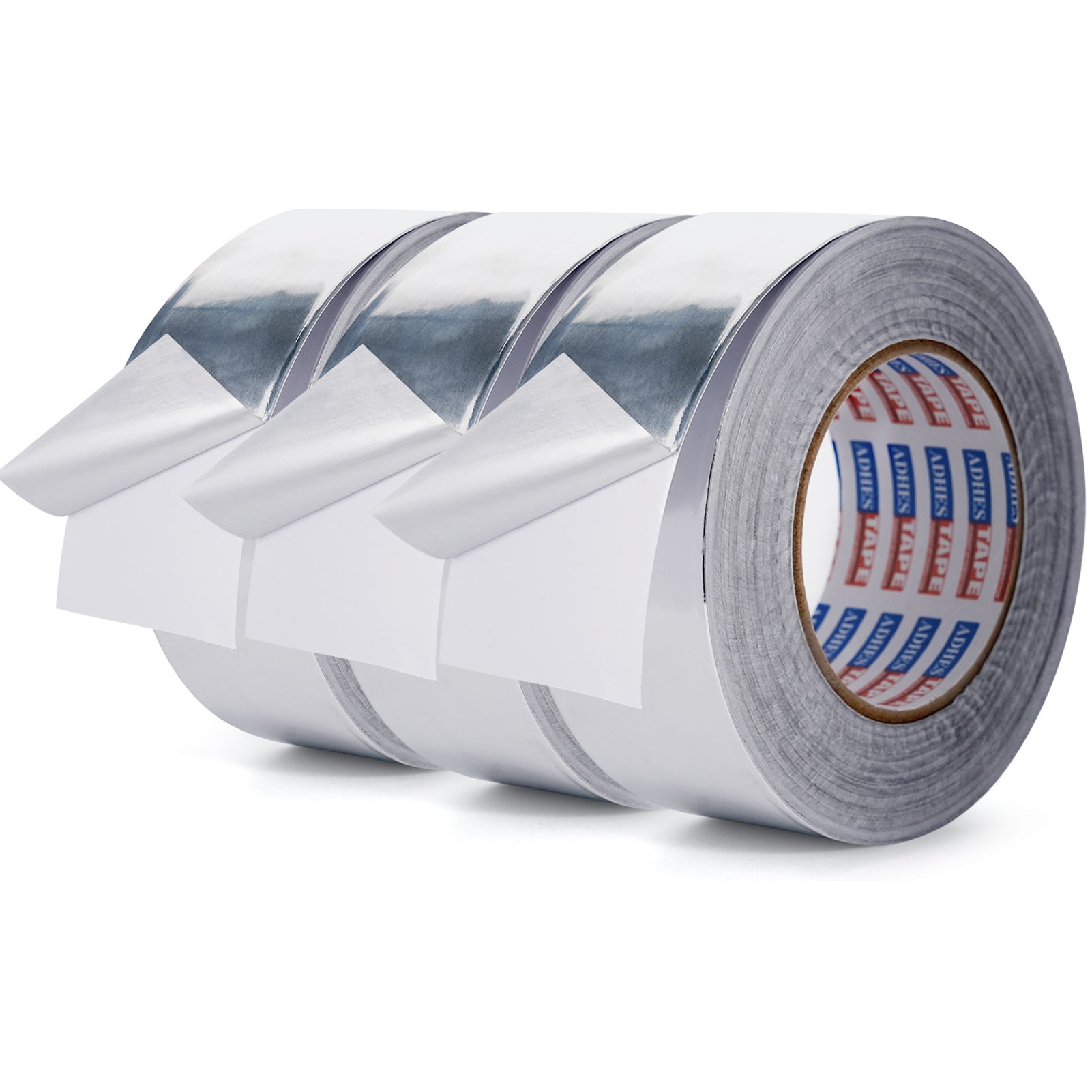ADHES Fiberglass Aluminum Foil Tape, Fireproof Heat Resistant Tape for Exhaust Pipe Repair, Muffler, Automotive & HVAC Duct Sealing